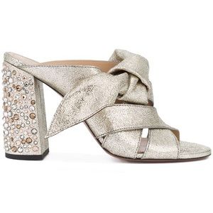 Chloé Nellie Embellished Topknot Sandal, Size 39/9
